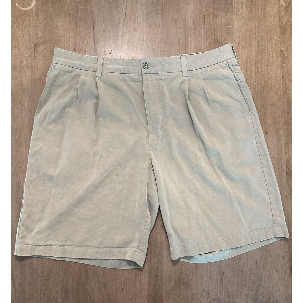 TOMMY BAHAMA Men's Khaki Silk Chino Casual Shorts Size 38 Golf